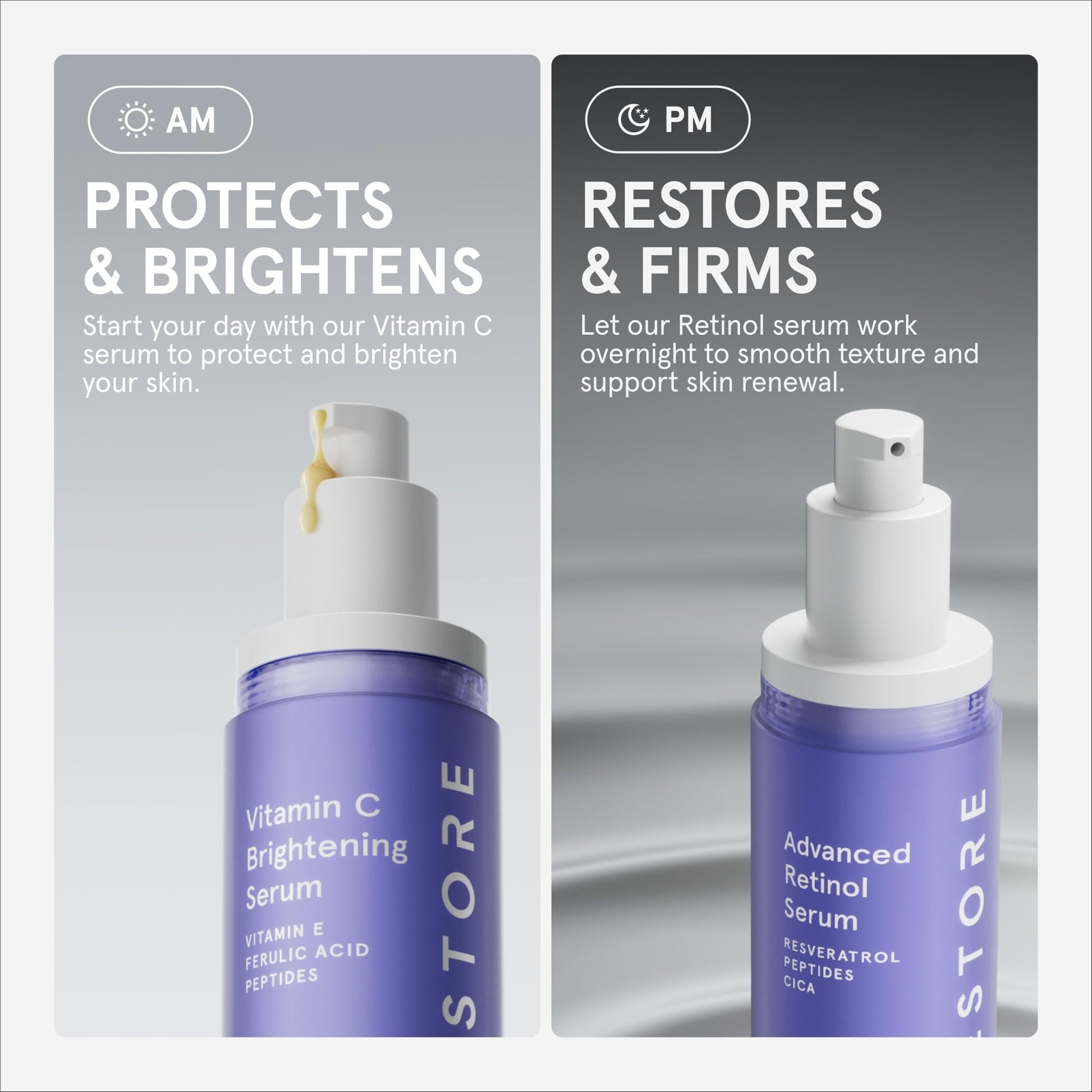 iRestore Retinol Serum for Face - 1% Retinol with Peptides & Hyaluronic Acid - Anti Aging Night Serum for Sensitive Skin - Fragrance Free - dailyvitalstore