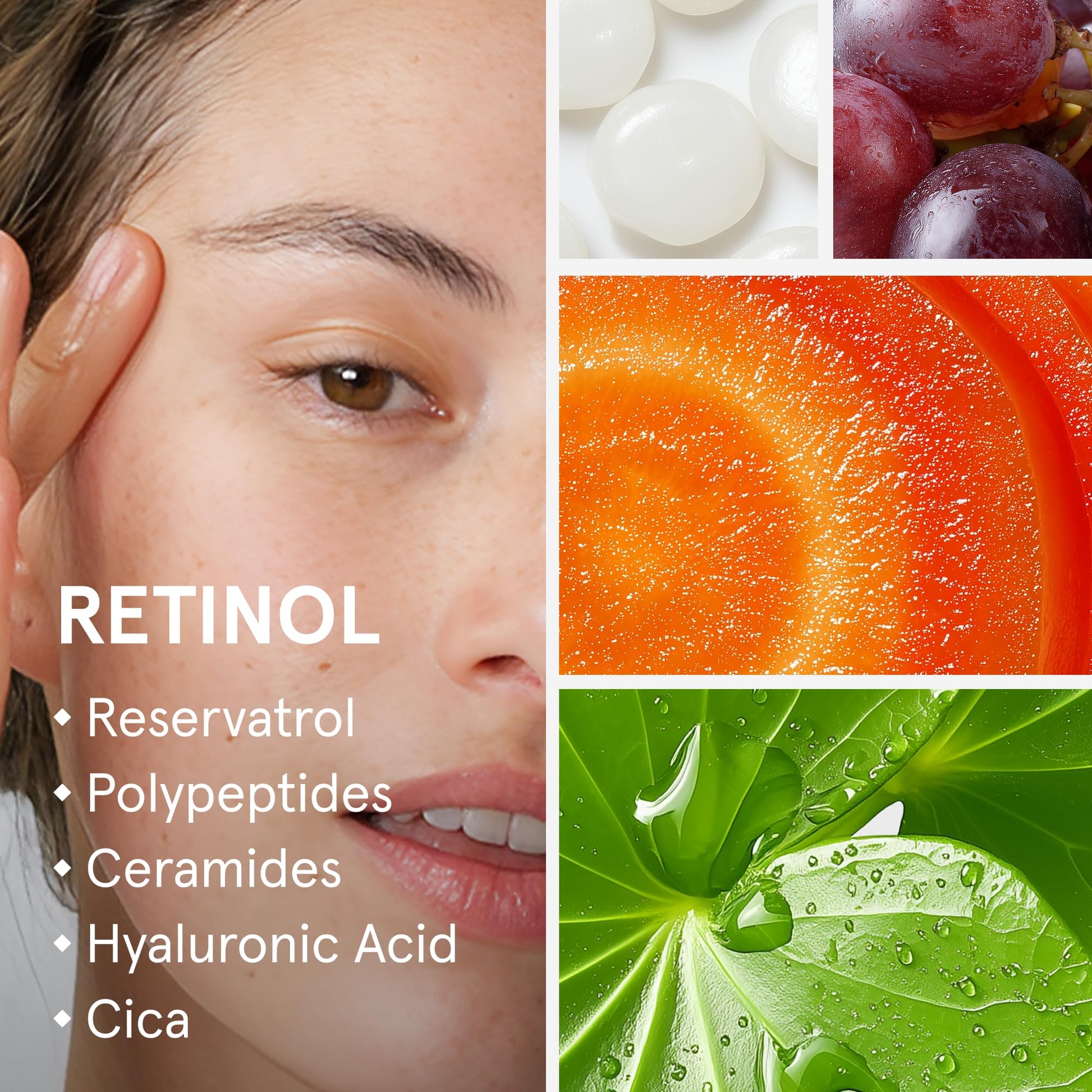iRestore Retinol Serum for Face - 1% Retinol with Peptides & Hyaluronic Acid - Anti Aging Night Serum for Sensitive Skin - Fragrance Free - dailyvitalstore