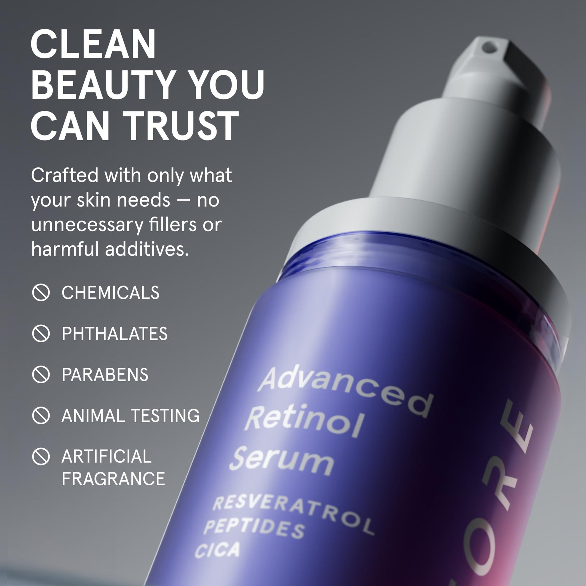 iRestore Retinol Serum for Face - 1% Retinol with Peptides & Hyaluronic Acid - Anti Aging Night Serum for Sensitive Skin - Fragrance Free - dailyvitalstore