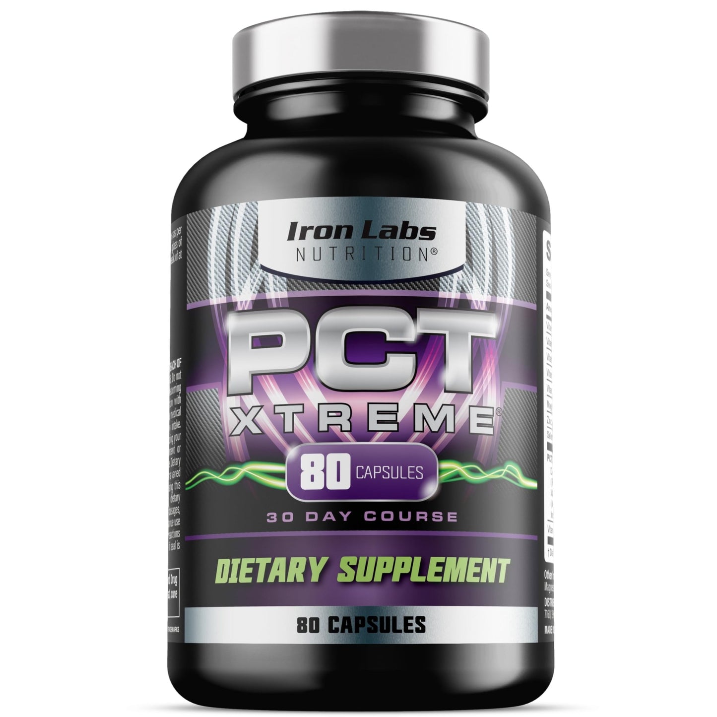 Iron Labs Nutrition PCT Xtreme - PCT Supplement for Men - 30 Day Course - Post Cycle Support Booster (80 Capsules) - dailyvitalstore