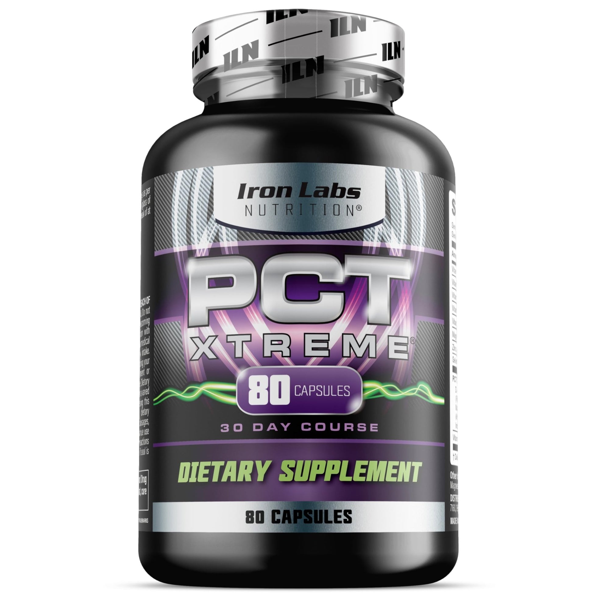 Iron Labs Nutrition PCT Xtreme - PCT Supplement for Men - 30 Day Course - Post Cycle Support Booster (80 Capsules) - dailyvitalstore