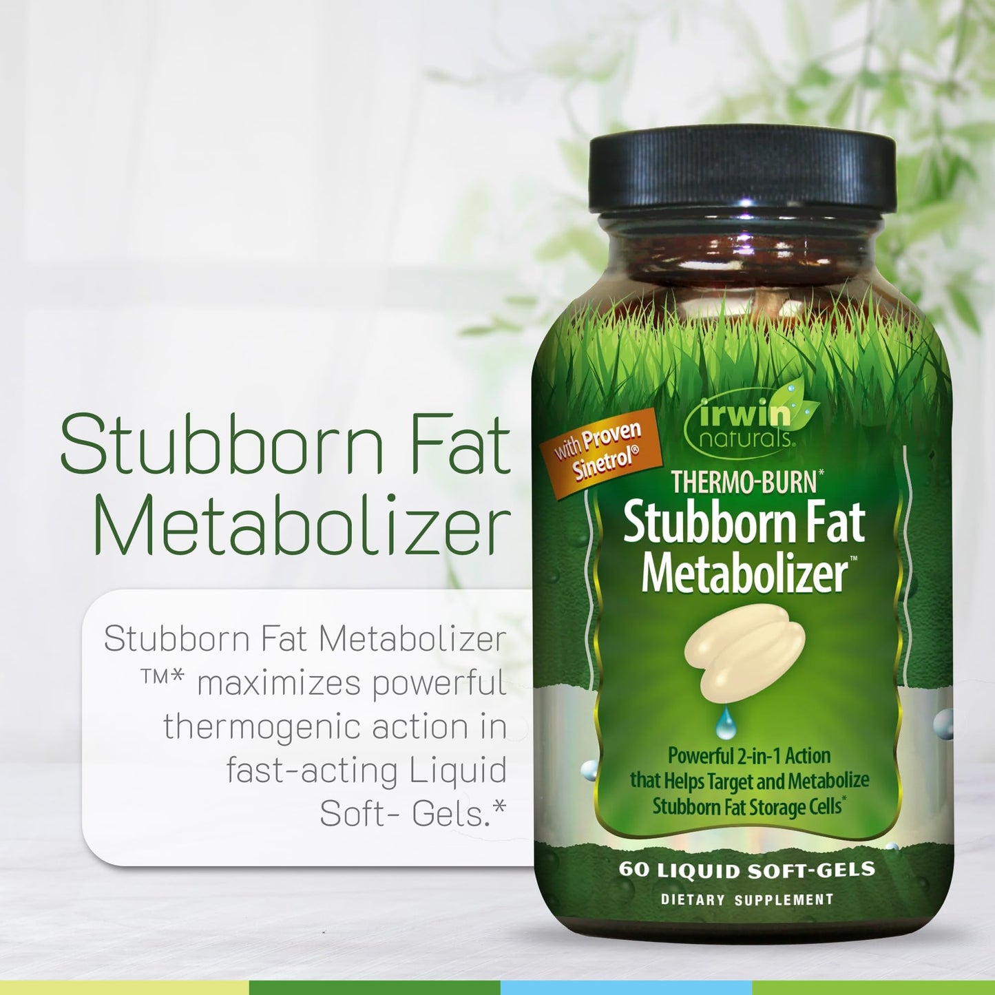 Irwin Naturals Thermo-Burn Stubborn Fat Metabolizer - 75 Liquid Soft-Gels - dailyvitalstore
