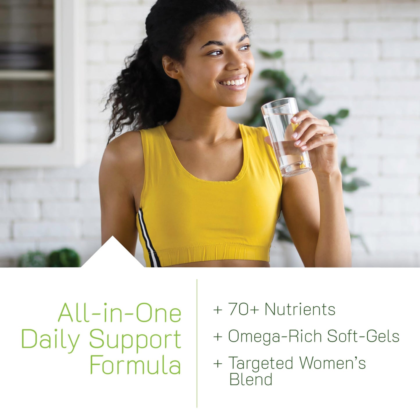 Irwin Naturals Women’s Living Green Liquid-Gel Multi - Whole Food Multivitamin for Women with 70 Nutrients, Omega Oils & Greens Blend - Liquid Soft-Gels with BioPerine® for Absorption - 120 Count - dailyvitalstore