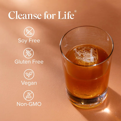 Isagenix Cleanse for Life - Detox System Support with Vitamins & Minerals - Support Healthy Metabolism with Antioxidant Supplement - Gluten & Soy Free Cleanse Drink - Peach Mango, 32 Oz - dailyvitalstore