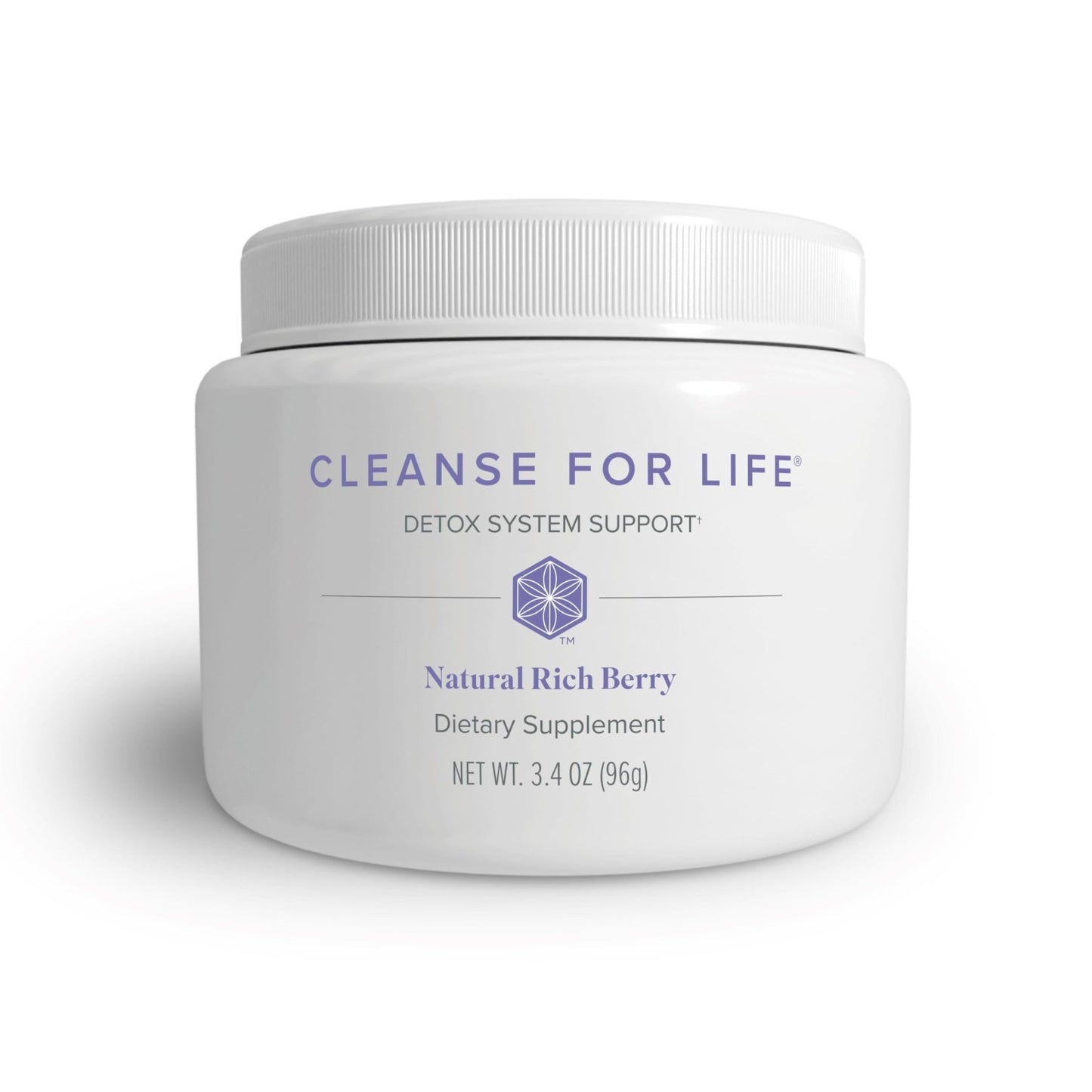 Isagenix Cleanse for Life - Powder Supplement for Cleanse Drink with No Laxatives or Diuretics - Support Metabolism with Vitamin B12 & Niacin - Natural Rich Berry -3.4 Oz (16 Servings) - dailyvitalstore