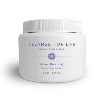 Isagenix Cleanse for Life - Powder Supplement for Cleanse Drink with No Laxatives or Diuretics - Support Metabolism with Vitamin B12 & Niacin - Natural Rich Berry -3.4 Oz (16 Servings) - dailyvitalstore