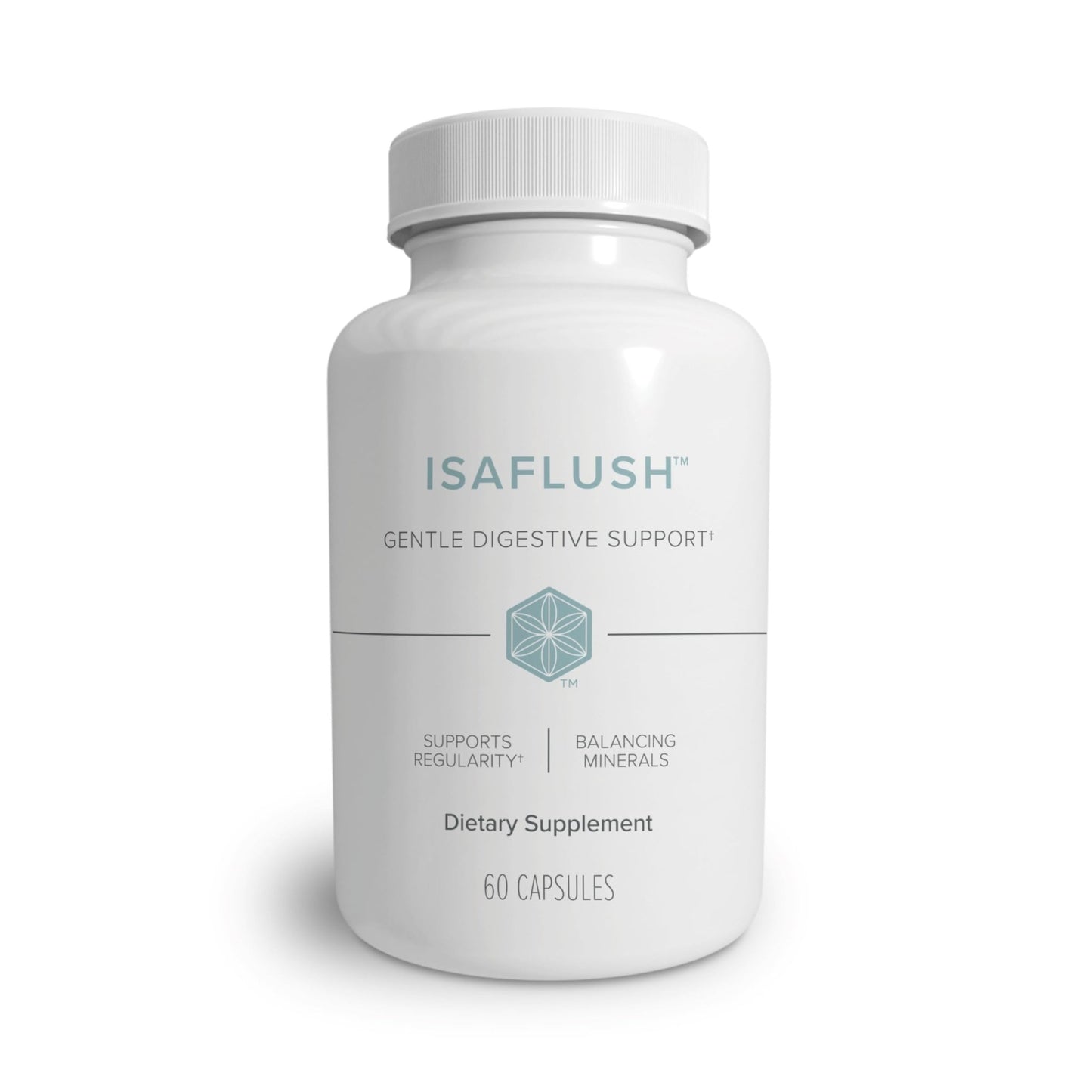 Isagenix IsaFlush - Gentle Digestive Support with Balanced Minerals Encouraging Regularity - No Harsh Laxatives - 60 Capsules - dailyvitalstore