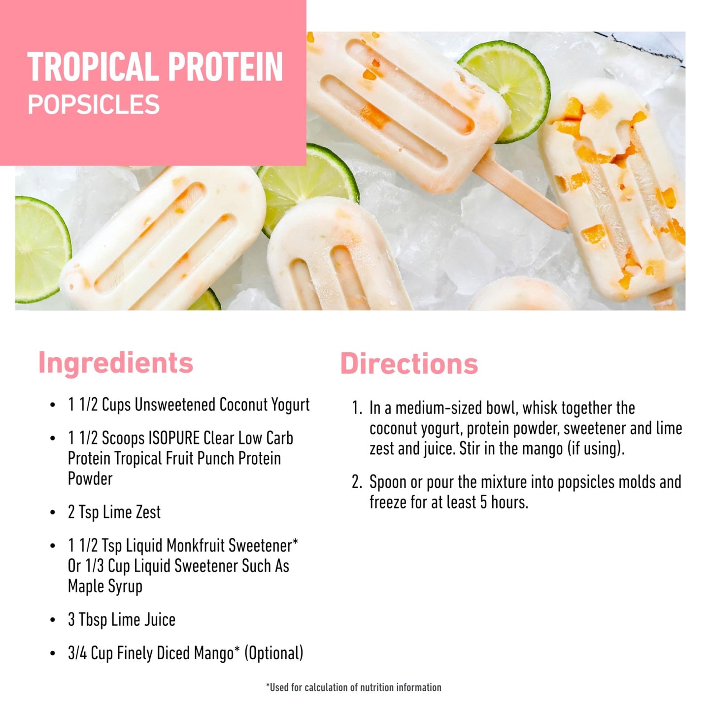 Isopure Clear Whey Isolate Protein Powder, Lactose Free, Gluten Free, Naturally Flavored, Tropical Punch, 20g Protein Per Serving, 14.1 Oz, 16 Servings (Packaging May Vary) - dailyvitalstore