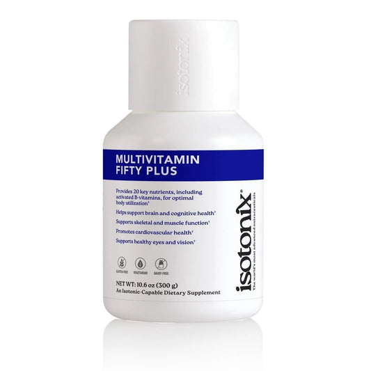 Isotonix Multivitamin Fifty Plus – Daily Multivitamin for Adults 50+ with B-Vitamins, Antioxidants, and Essential Nutrients - dailyvitalstore