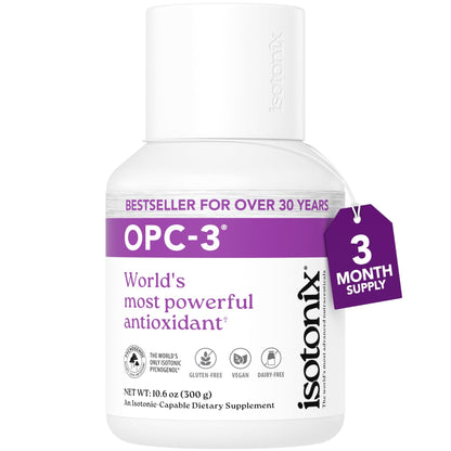 Isotonix OPC-3 Antioxidant Supplement - Pycnogenol, Grape Seed Extracts, Bilberry, Red Wine & Pine Bark Extracts - for Heart & Circulatory Support - dailyvitalstore