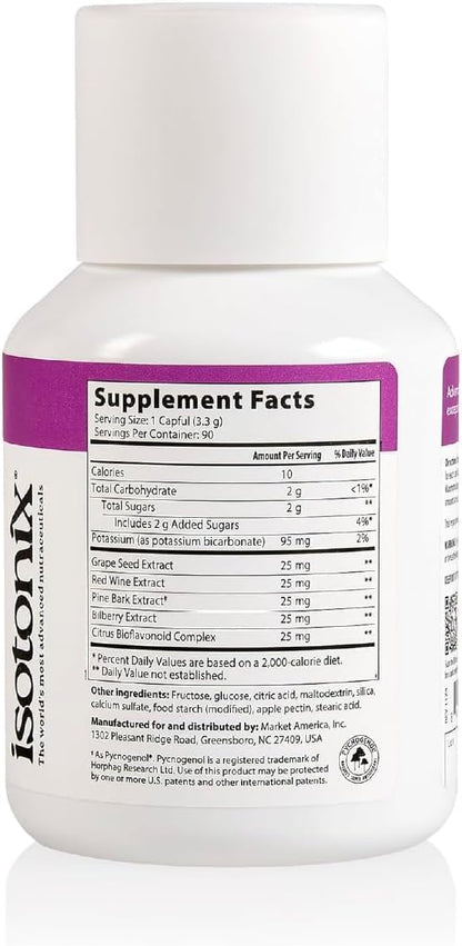 Isotonix OPC-3 Antioxidant Supplement - Pycnogenol, Grape Seed Extracts, Bilberry, Red Wine & Pine Bark Extracts - for Heart & Circulatory Support - dailyvitalstore