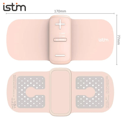 iStim S1 Wireless TENS Unit for Menstrual Relief – Period Pain Relief Device for Period Cramps and Back Pain, TENS Machine with Heat, Rechargeable Drug-Free TENS Massager with Japanese Gel Pads - dailyvitalstore