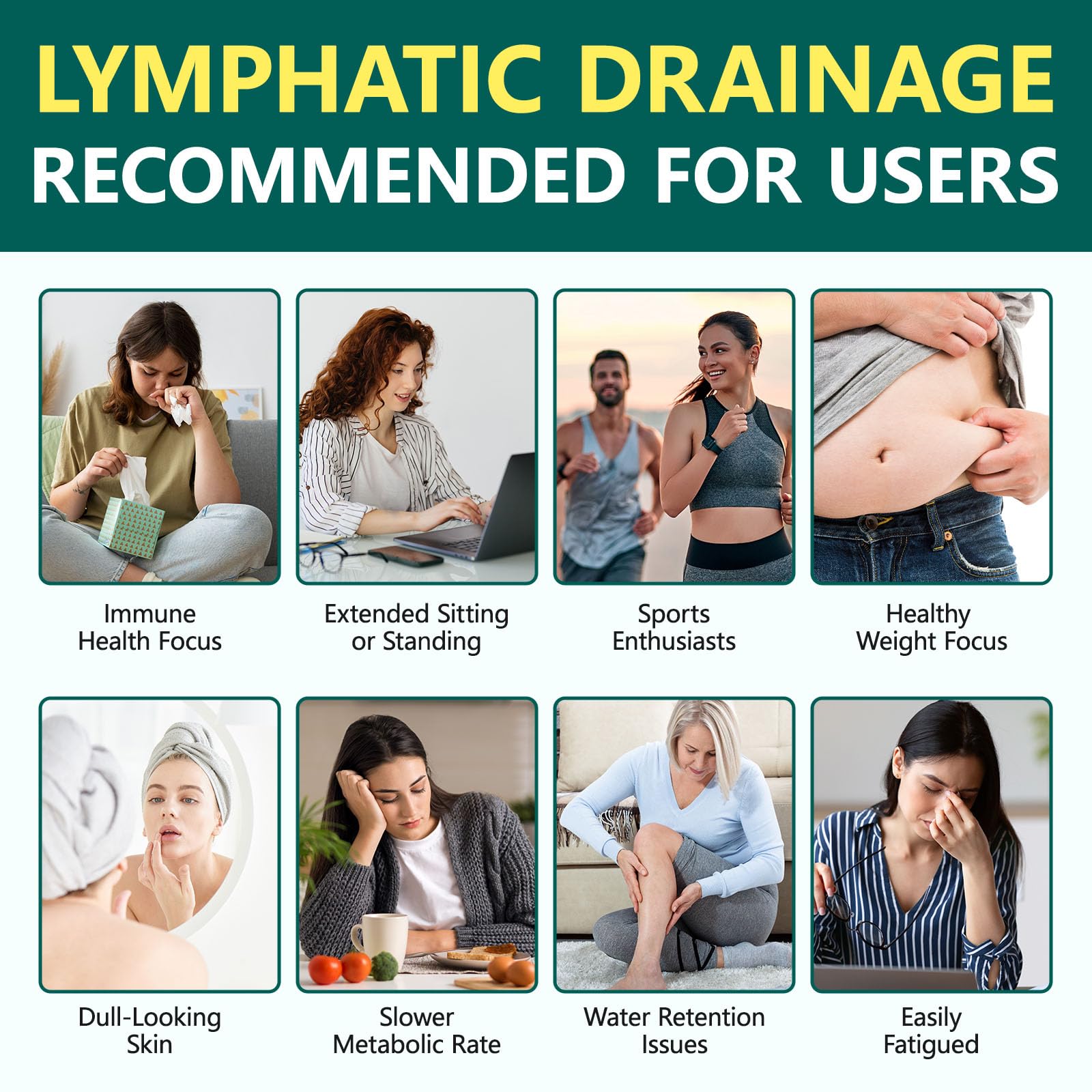 ISUNRISE Lymphatic Drainage Supplements 4275mg 21-in-1 Herbal Blend with Echinacea, Dandelion & Burdock Root, Promotes Healthy Circulation & Immune System Support, 240 Softgels - dailyvitalstore