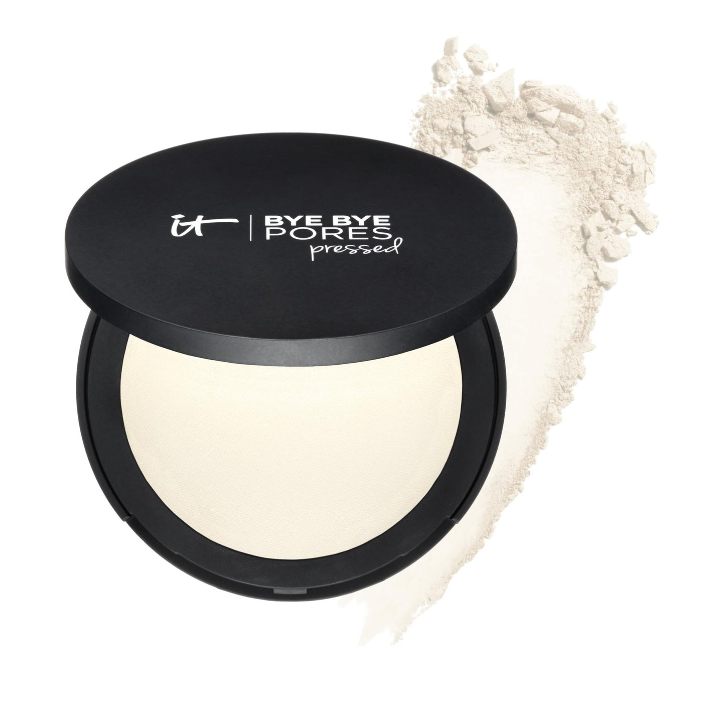 IT Cosmetics Bye Bye Pores Pressed Finishing Powder - Universal Translucent Shade - Contains Anti-Aging Peptides, Hydrolyzed Collagen & Antioxidants - 0.31 oz - dailyvitalstore
