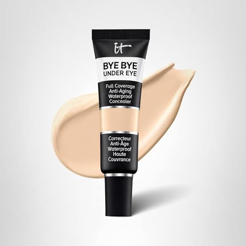 IT Cosmetics Bye Bye Under Eye Concealer (Light Nude) - Water-Resistant, Full Coverage Brightening Concealer For Dark Circles, Fine Lines, Redness & Discoloration, Anti-Aging, 24H Wear - 0.4 fl oz - dailyvitalstore