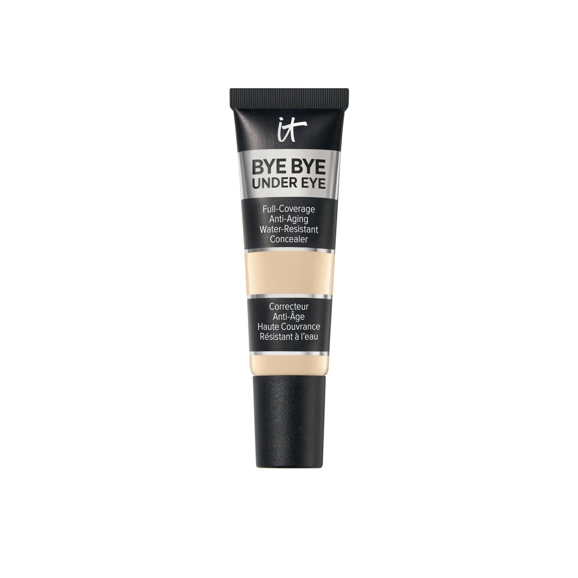 IT Cosmetics Bye Bye Under Eye Concealer (Light Nude) - Water-Resistant, Full Coverage Brightening Concealer For Dark Circles, Fine Lines, Redness & Discoloration, Anti-Aging, 24H Wear - 0.4 fl oz - dailyvitalstore