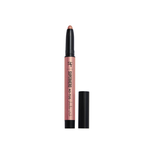 IT Cosmetics Superhero No-Tug Waterproof Eyeshadow Stick, Glimmering Rose (Rose Gold Pearl) - Longwear, Blendable Cream Eyeshadow with Built-In Primer - Suitable for Sensitive Eyes - 0.05 oz - dailyvitalstore