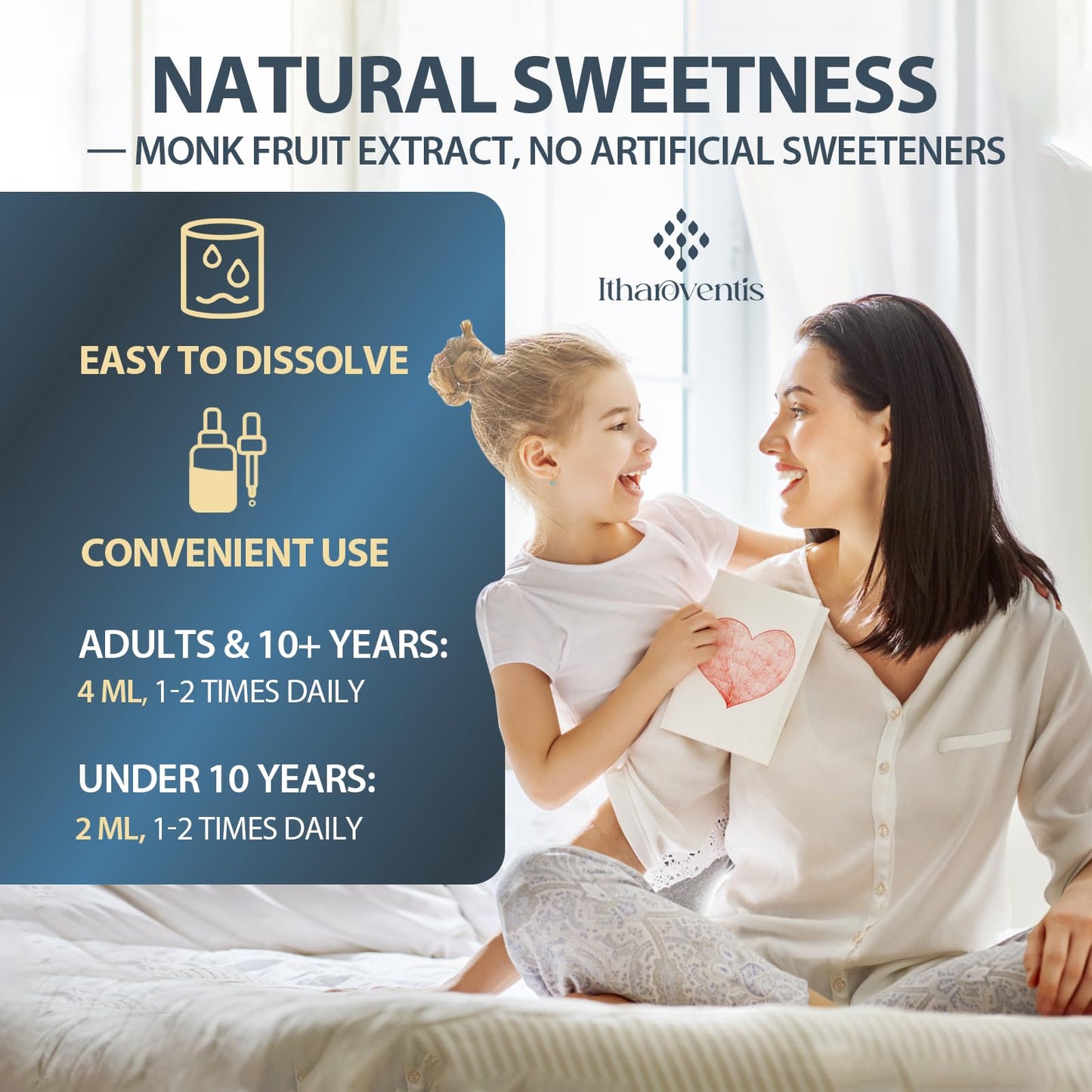 Itharoventis Zeolite Drops for Kids and Adults, Zeolite Clinoptilolite Liquid with Methyl Vitamin B12 & D3 for Gut & Speech, - dailyvitalstore