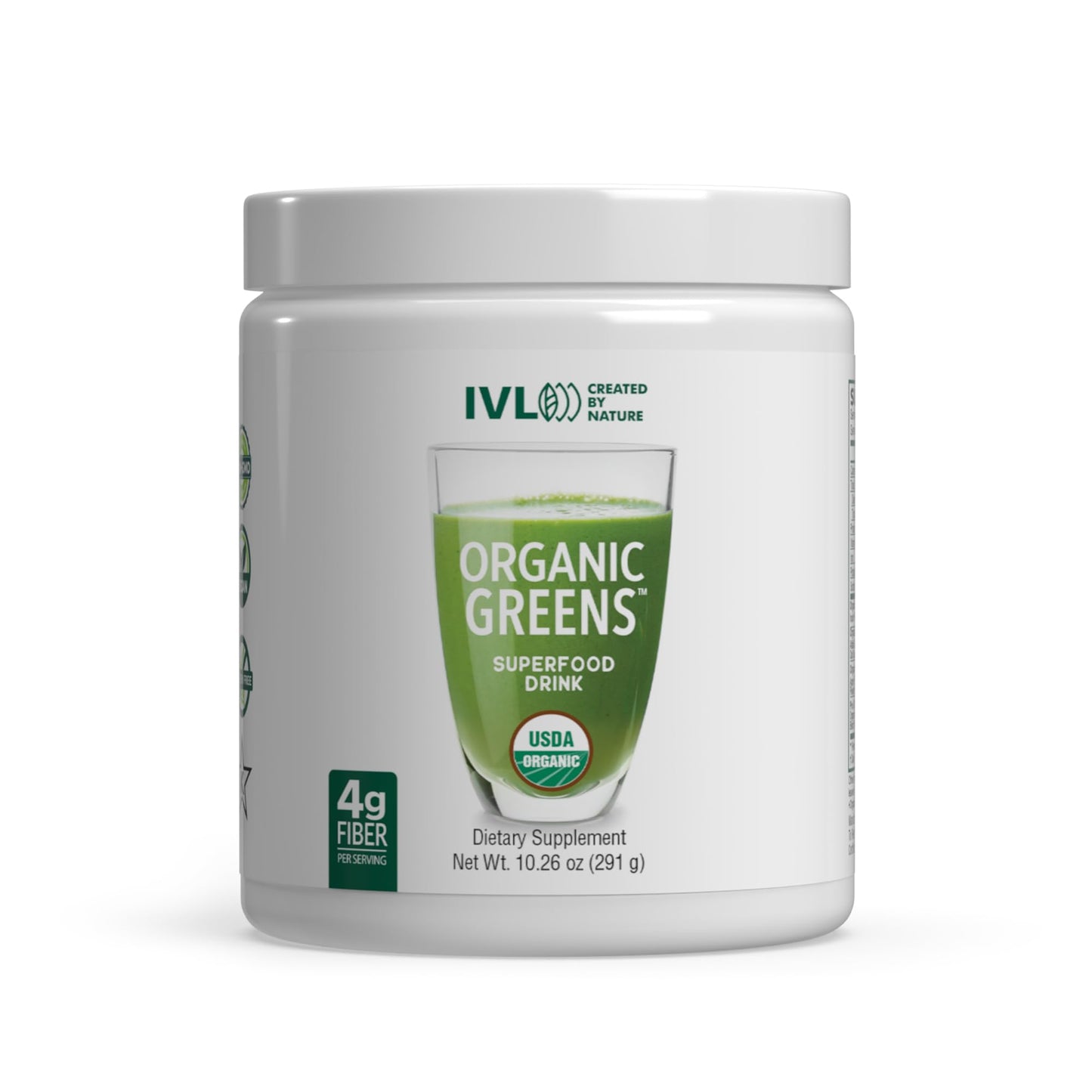 IVL - Organic Greens - Organic Superfood Drink - Loaded with Antioxidants, Micronutrients, Prebiotics & Probiotics - for Immune Support, Digestive Health - Great Taste (1 Pack, 30 Servings) - dailyvitalstore