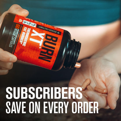 Jacked Factory Burn-XT Clinically Studied Fat Burner & Weight Loss Supplement - Appetite Suppressant & Energy Booster - with Acetyl L-Carnitine - dailyvitalstore