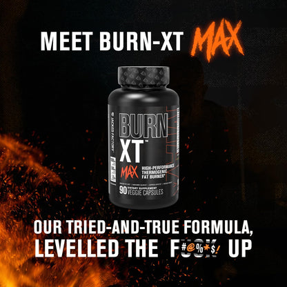 Jacked Factory Burn-XT Max - High-Performance Thermogenic Fat Burner & Appetite Suppressant for Weight Loss w/PurCaf Organic Caffeine, MitoBurn, Green Tea - dailyvitalstore