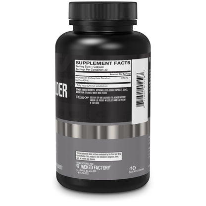 Jacked Factory Essentials Muscle Builder - ATP Muscle Builder for Men with Peak ATP to Support Muscle Gain, Enhance Athletic Performance, & Increase Strength - 30 Capsules - dailyvitalstore