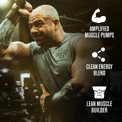 Jacked Factory Nitrosurge Build Pre Workout with Creatine for Muscle Building - Con Cret Creatine Powder & elevATP for Intense Energy, Powerful Pump, - dailyvitalstore