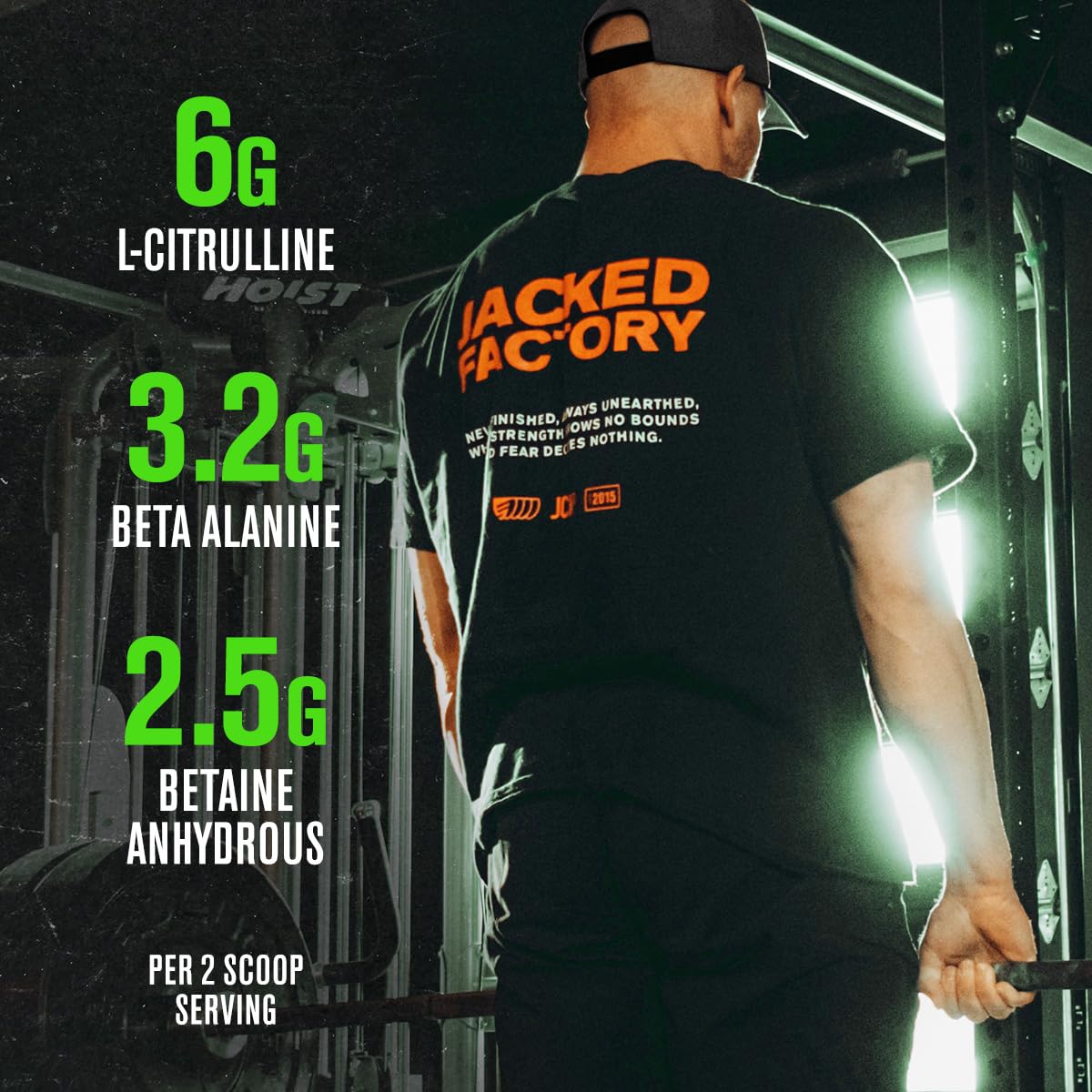 Jacked Factory NITROSURGE Pre Workout Supplement - Endless Energy, Instant Strength Gains, Clear Focus, Intense Pumps - NO Booster & Preworkout Powder with Beta Alanine - 30 Servings, Cherry Limeade - dailyvitalstore