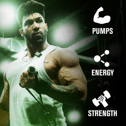 Jacked Factory NITROSURGE Pre Workout Supplement - Endless Energy, Instant Strength Gains, Clear Focus, Intense Pumps - NO Booster & Preworkout Powder with Beta Alanine - 30 Servings, Cherry Limeade - dailyvitalstore