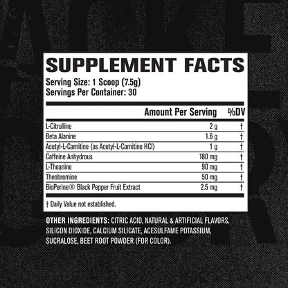 Jacked Factory NITROSURGE Shred Pre Workout Supplement - Energy Booster, Instant Strength Gains, Sharp Focus, Powerful Pumps - Nitric Oxide Booster & PreWorkout Powder - 30Sv, Fruit Punch - dailyvitalstore