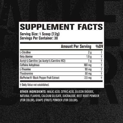 Jacked Factory NITROSURGE Shred Pre Workout Supplement - Energy Booster, Instant Strength Gains, Sharp Focus, Powerful Pumps - Nitric Oxide Booster & PreWorkout Powder - dailyvitalstore