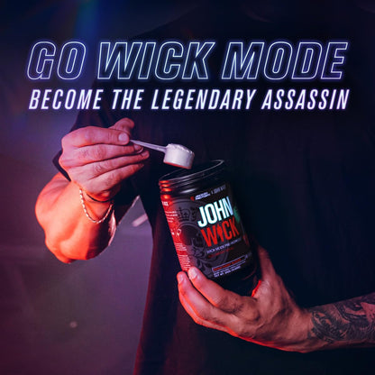 Jacked Factory X John Wick - Wick Mode Pre Workout Powder - Intense Energy, Battle-Ready Focus, Unstoppable Commitment, and Sheer Will - dailyvitalstore