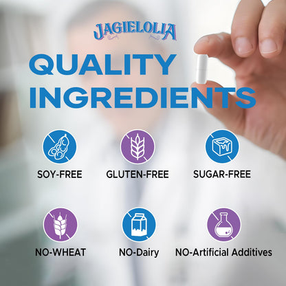 Jagielolia All-in-One Detox Binder Supplement 1500 MG - High Bioavailability, Liver Gut Detox Cleanse with Activated Charcoal, Zeolite & Bentonite Clay for Toxins, - dailyvitalstore