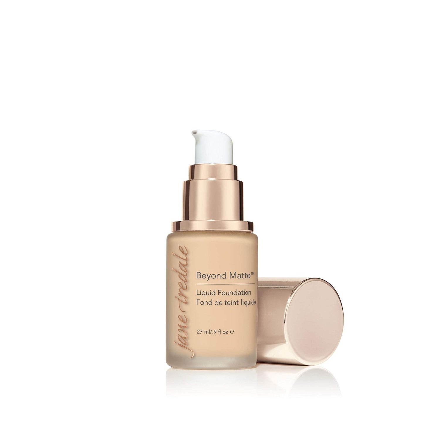 jane iredale Beyond Matte 3-in-1 Liquid Foundation, Long-wear, Buildable Coverage, Vegan, Clean, Cruelty Free, Semi Matte Finish, M6 - dailyvitalstore
