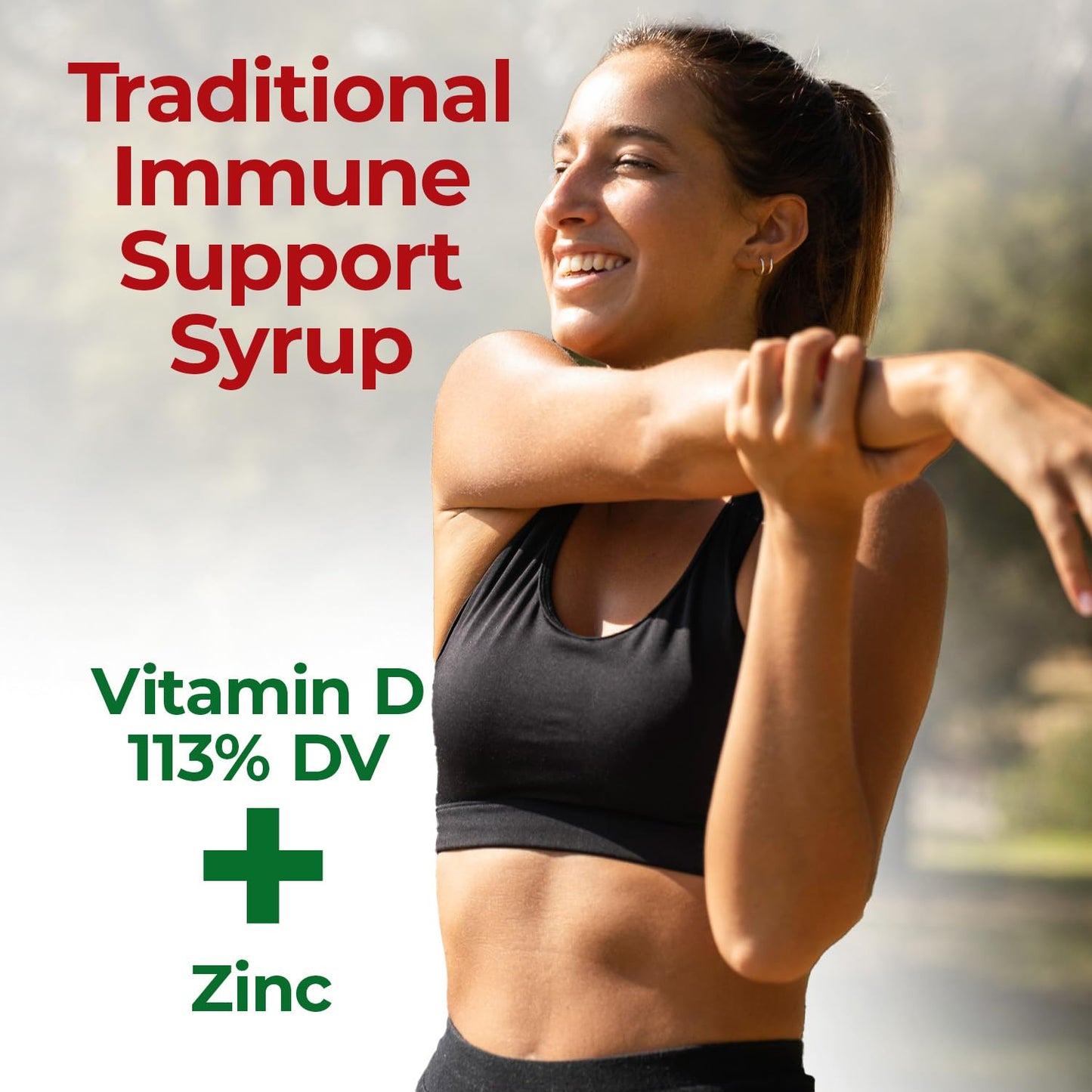 Jarabe Berro y Cebolla Immune Support Syrup with Vitamin D, Zinc & Natural Herbal Extracts – Eucalyptus, Honey, Onion, Garlic & More – Teens & Adult Wellness Formula – 8 Fl Oz Each | 2-Pack - dailyvitalstore