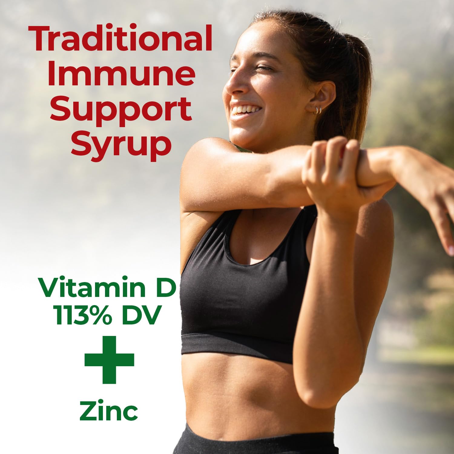 Jarabe Berro y Cebolla Immune Support Syrup with Vitamin D, Zinc & Natural Herbal Extracts – Eucalyptus, Honey, Onion, Garlic & More – Teens & Adult Wellness Formula – 8 Fl Oz Each | 2-Pack - dailyvitalstore
