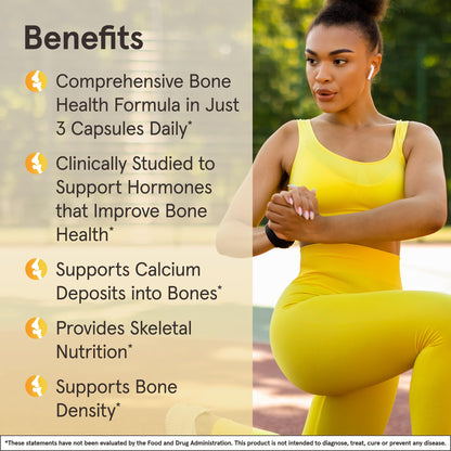 Jarrow Formulas BoneUp Three Per Day for Bone Density and Skeletal Nutrition, Includes Vitamin D3, K2 (as MK-7) and Calcium - dailyvitalstore