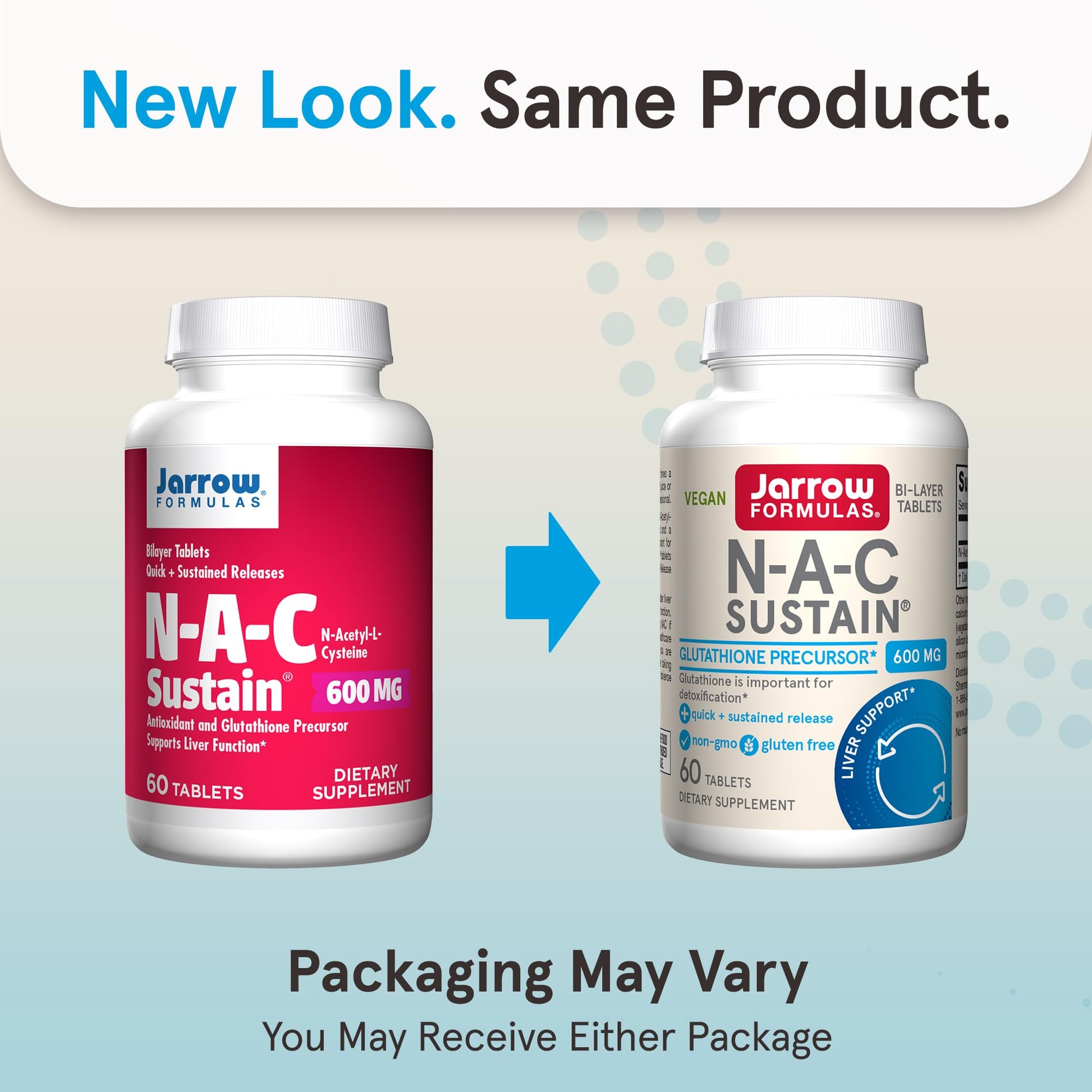 Jarrow Formulas N-A-C Sustain 600 mg, Dietary Supplement, NAC 600 mg, an Antioxidant Amino Acid Support - dailyvitalstore