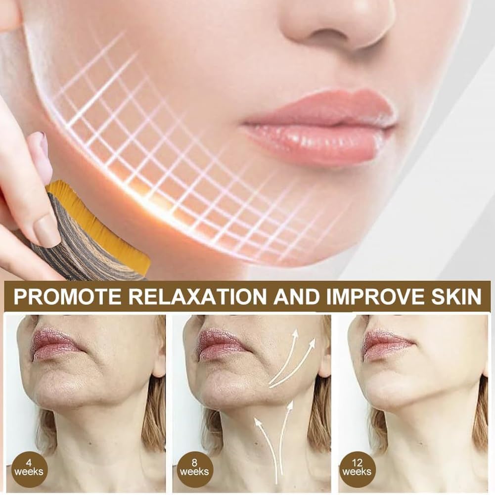 JBSZTH 2-Pack Lymphatic Contour Face Brush, Lymphatic Drainage & Contour Face Massage Brush Set for Gua Sha, Puffiness Reduction, Glowing Skin, Gentle Daily Facial and Body Massage Tool - dailyvitalstore