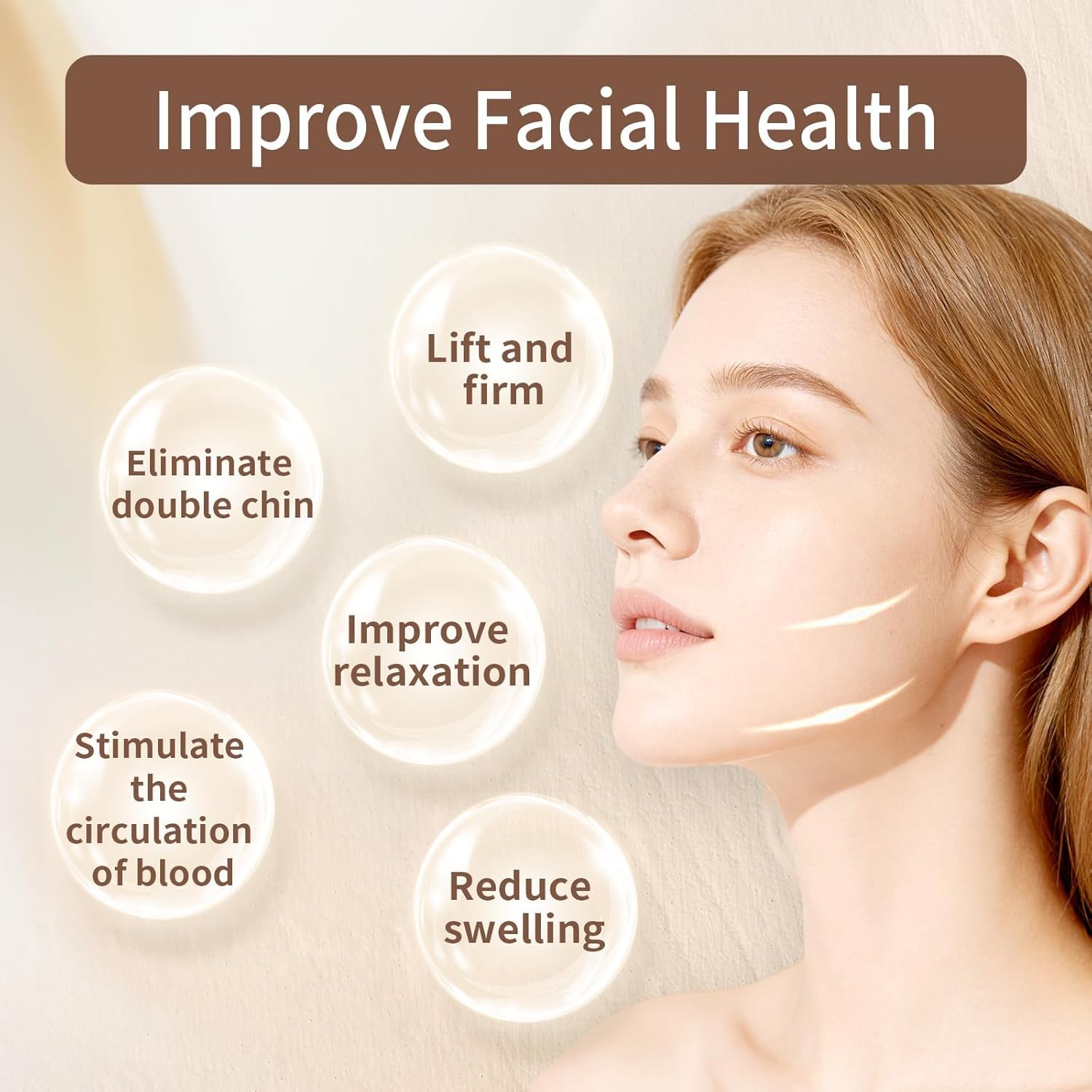 JBSZTH 2-Pack Lymphatic Contour Face Brush, Lymphatic Drainage & Contour Face Massage Brush Set for Gua Sha, Puffiness Reduction, Glowing Skin, Gentle Daily Facial and Body Massage Tool - dailyvitalstore