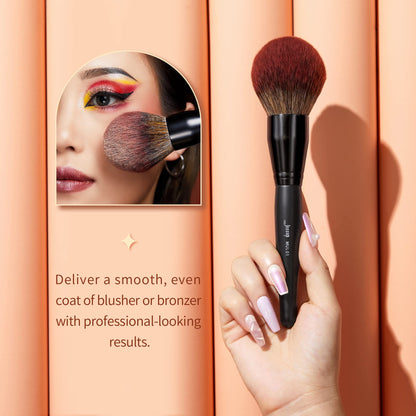 Jessup Powder Makeup Brush, Large Finishing Mineral Powder Brush for Full Face, Body Makeup, Vegan Flawlessly Face Brush for Powder, Blush & Bronzer MUL01 - dailyvitalstore