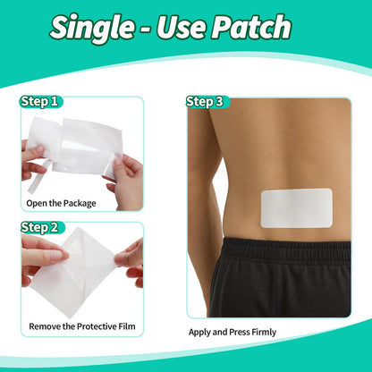 JIATUHAN 4% Lidocaine Pain Relief Patches – Maximum Strength for Back, Neck, Joint & Muscle Pain – Long-Lasting & Flexible – 15 Patches - dailyvitalstore