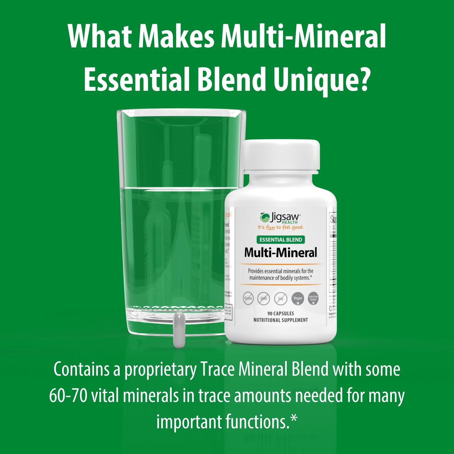 Jigsaw Health Multi-Mineral Essential Blend | 90 Capsules | 90 Servings - dailyvitalstore