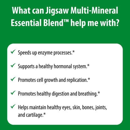 Jigsaw Health Multi-Mineral Essential Blend | 90 Capsules | 90 Servings - dailyvitalstore