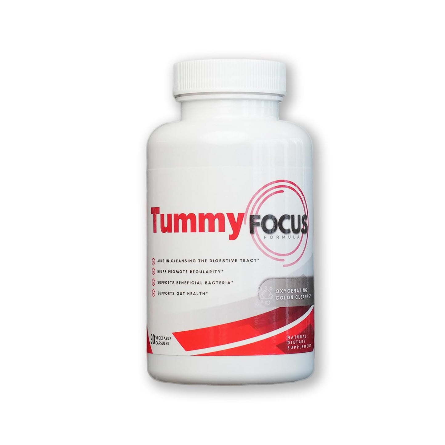 JJ Smith Tummy Focus – Digestive Cleanse Supplement with Ozonated Oxygenated Magnesium – Supports Digestion, Regularity, Bloating, Gut Balance, Nutrient Absorption, Energy & a Flatter Belly - dailyvitalstore