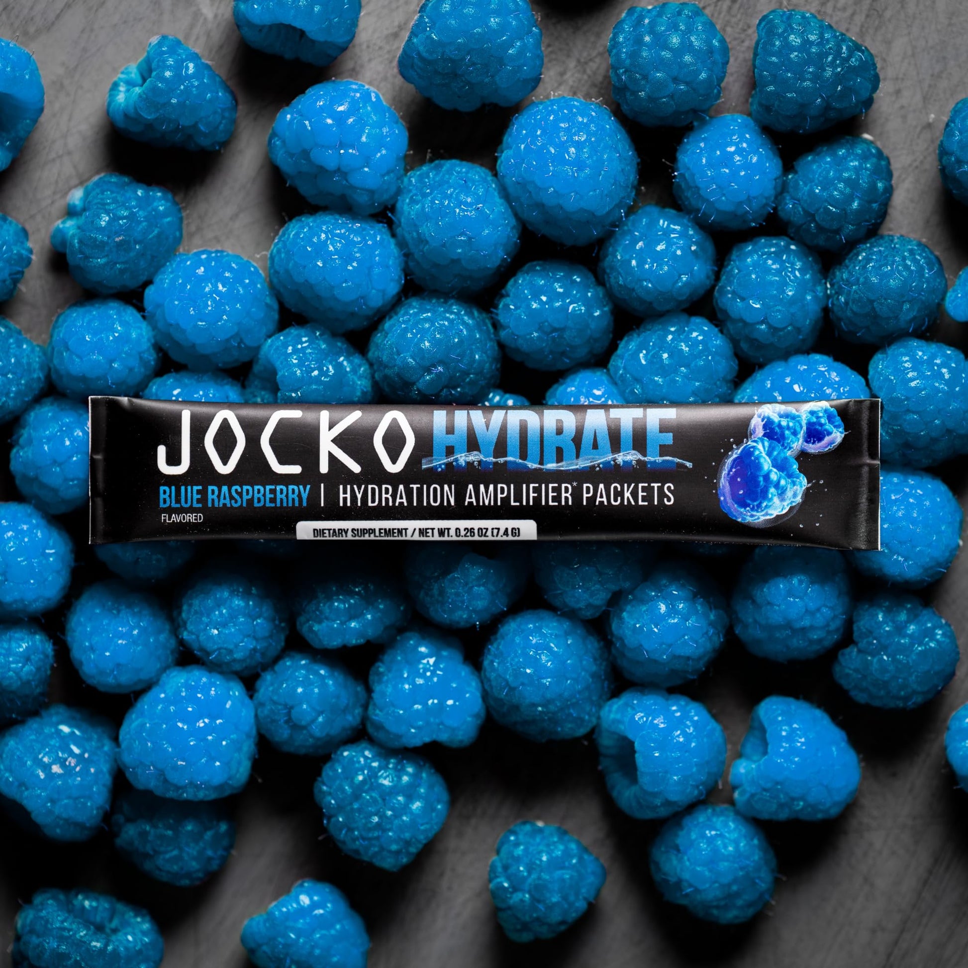 Jocko Fuel Hydrate Electrolytes Powder Packets Low Sugar - Hydration Amplifier Packets for Recovery, Dehydration, & Exercise - with Vitamins B6, B12 & C - dailyvitalstore