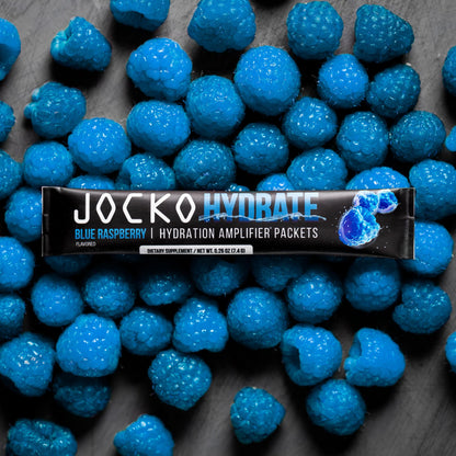 Jocko Fuel Hydrate Electrolytes Powder Packets Low Sugar - Hydration Amplifier Packets for Recovery, Dehydration, & Exercise - with Vitamins B6, B12 & C - dailyvitalstore