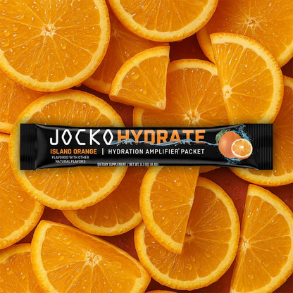 Jocko Fuel Hydrate Electrolytes Powder Packets Low Sugar - Hydration Amplifier Packets for Recovery, Dehydration, & Exercise - with Vitamins B6, B12 & C - dailyvitalstore