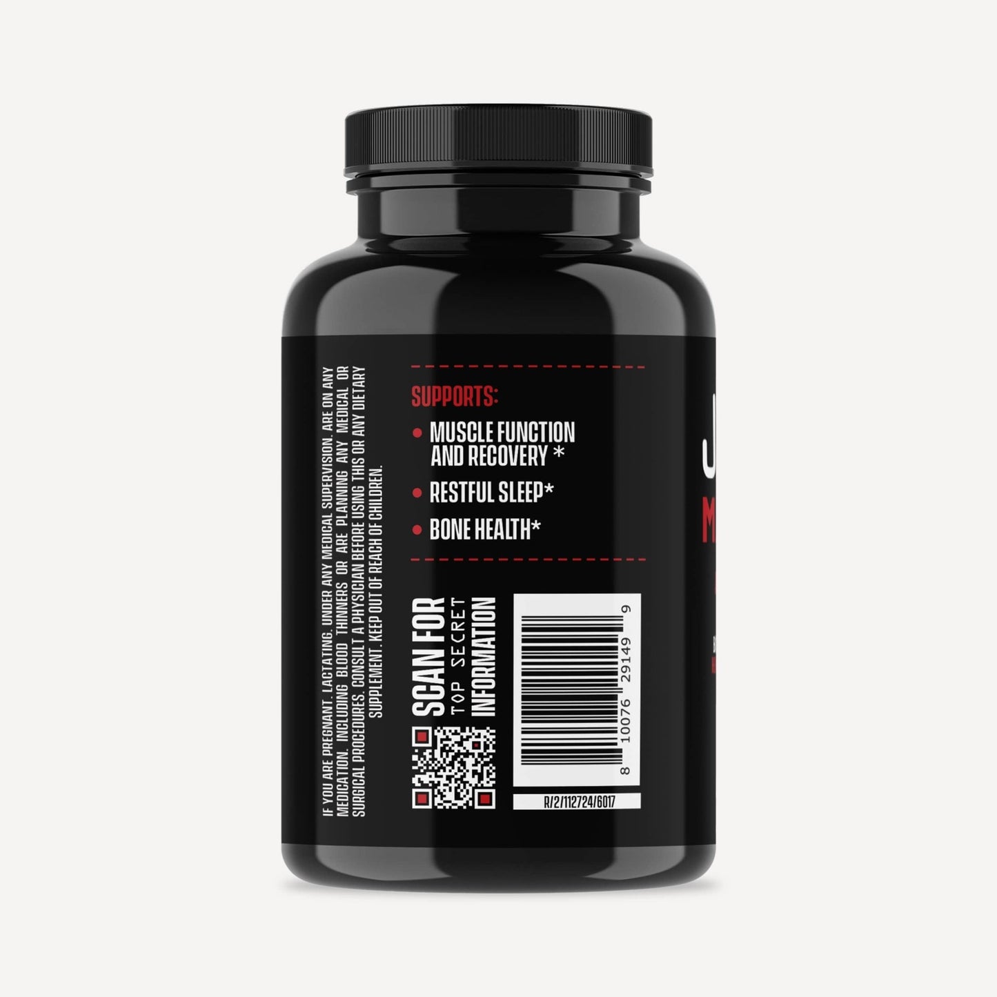 Jocko Fuel Magnesium Complex Supplement - Magnesium Glycinate, Citrate, & Taurate Capsules Dietary Supplement for Muscle Recovery & Relaxation, Heart, Nerve, Bone Support, & Sleep 30-Day Supply - dailyvitalstore