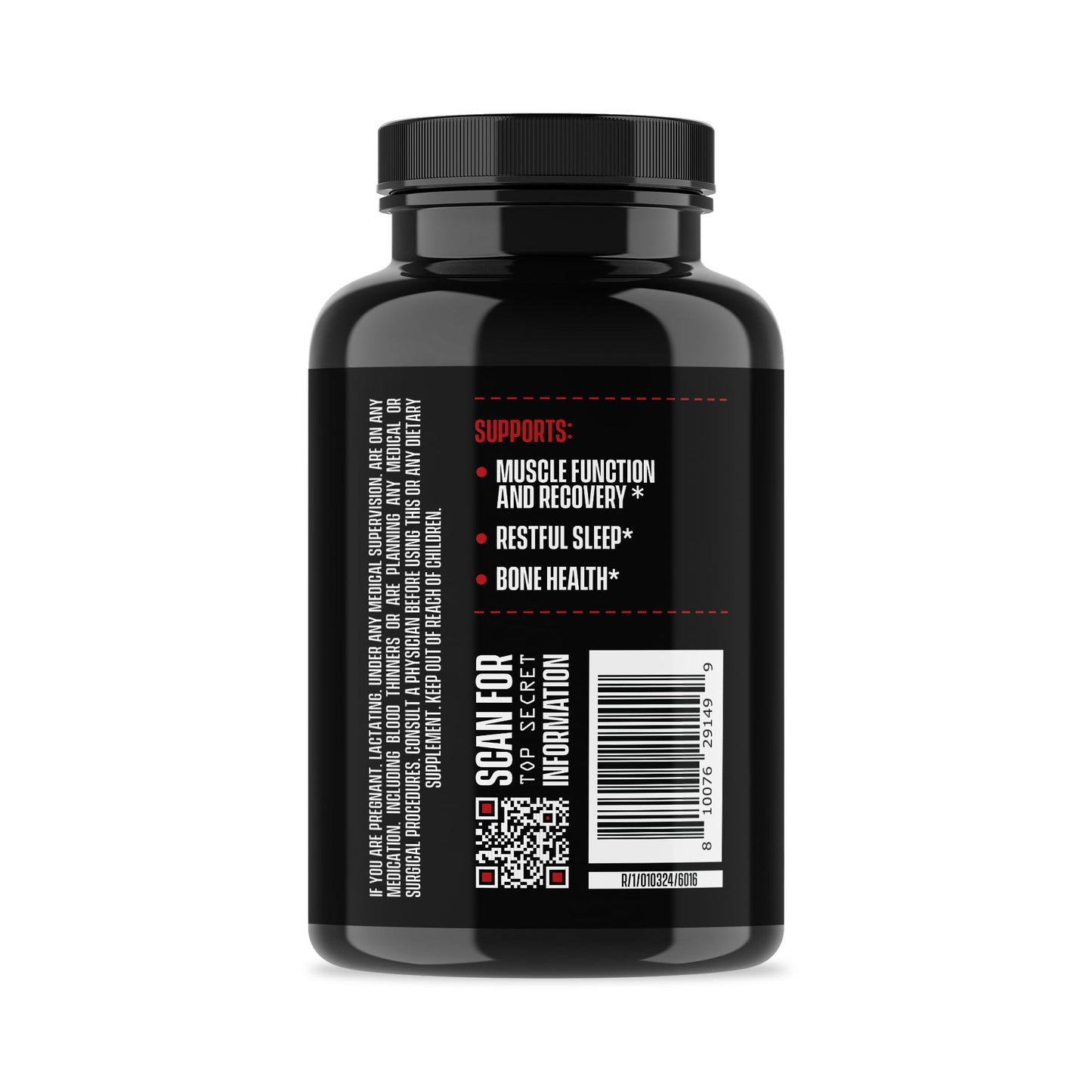 Jocko Fuel Magnesium Complex Supplement - Magnesium Glycinate, Citrate, & Taurate Capsules Dietary Supplement for Muscle Recovery & Relaxation, Heart, Nerve, Bone Support, & Sleep 30-Day Supply - dailyvitalstore